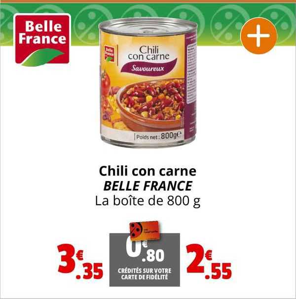 chili con carne belle france