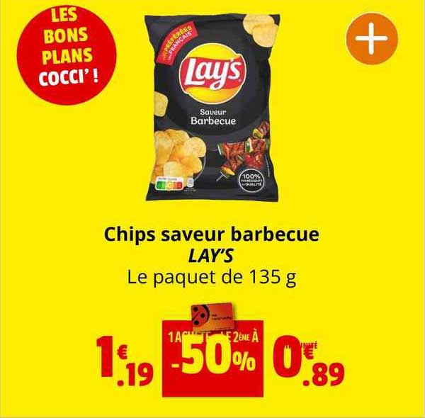Chips Saveur Barbecue Lay's