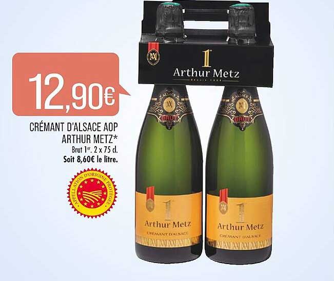 crémant d'alsace aop arthur metz
