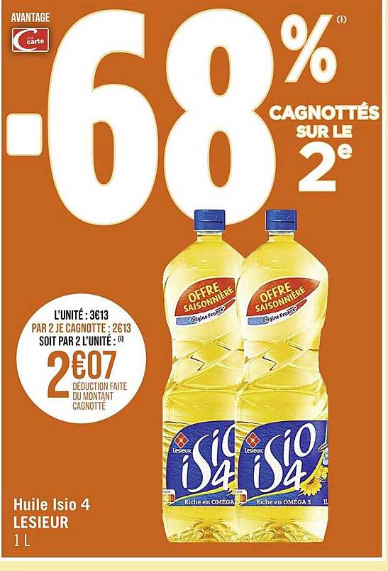 huile isio 4 lesieur