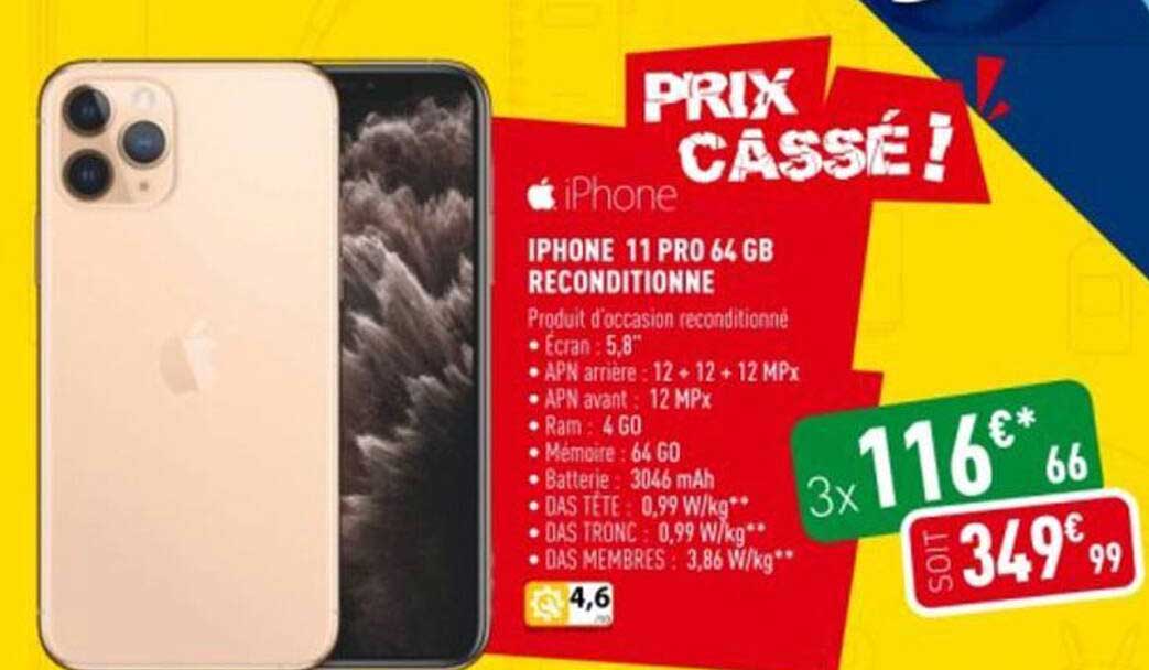 Iphone 11 Pro 64 Gb Reconditionné
