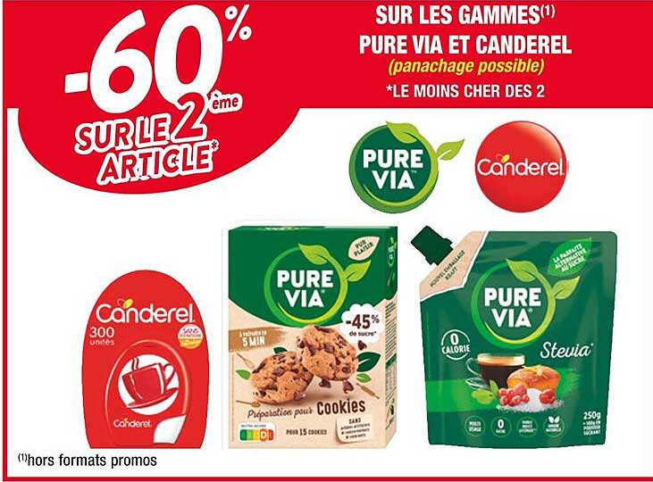 les gammes pure via et canderel