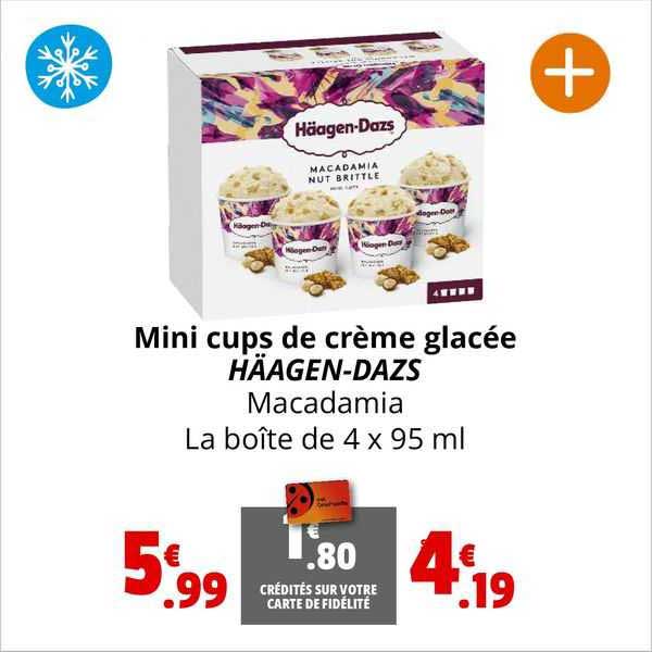 mini cups de crème glaée häagen-dazs