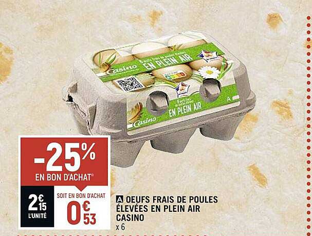 œufs Frais De Poules élevées En Plein Air Casino