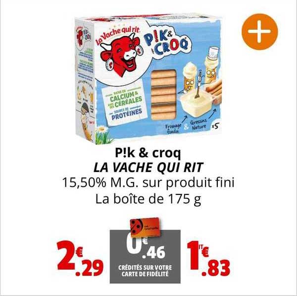 p!k & croq la vache qui rit