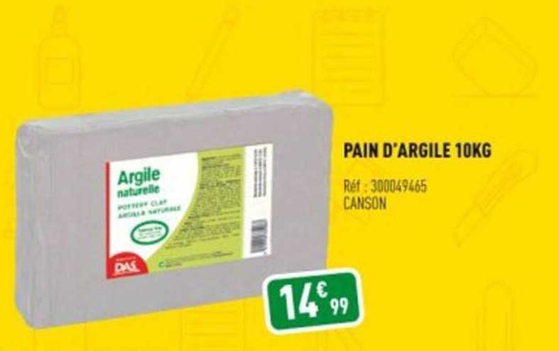 pain d'argile 10 kg