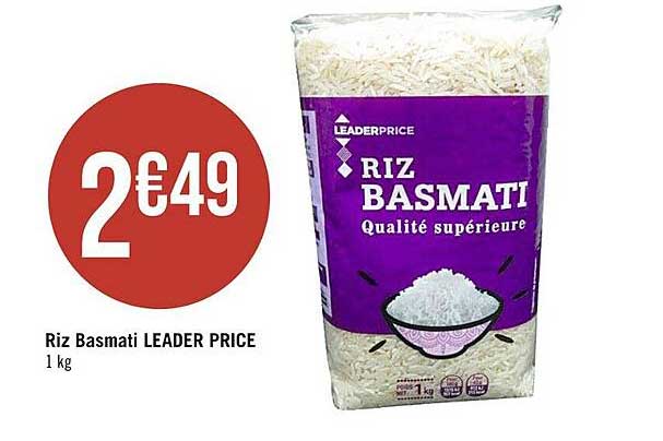Riz Basmati Leader Price