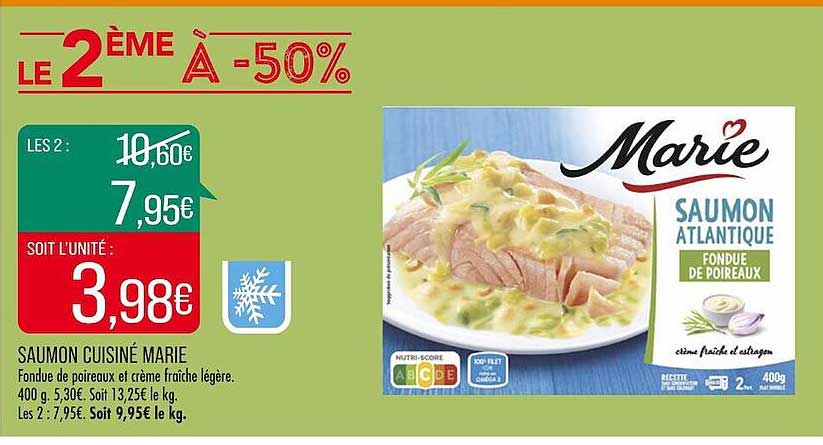 Saumon Cuisiné Marie