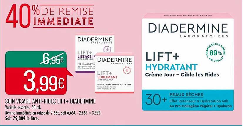 soin visage anti-rides lift+ diadermine