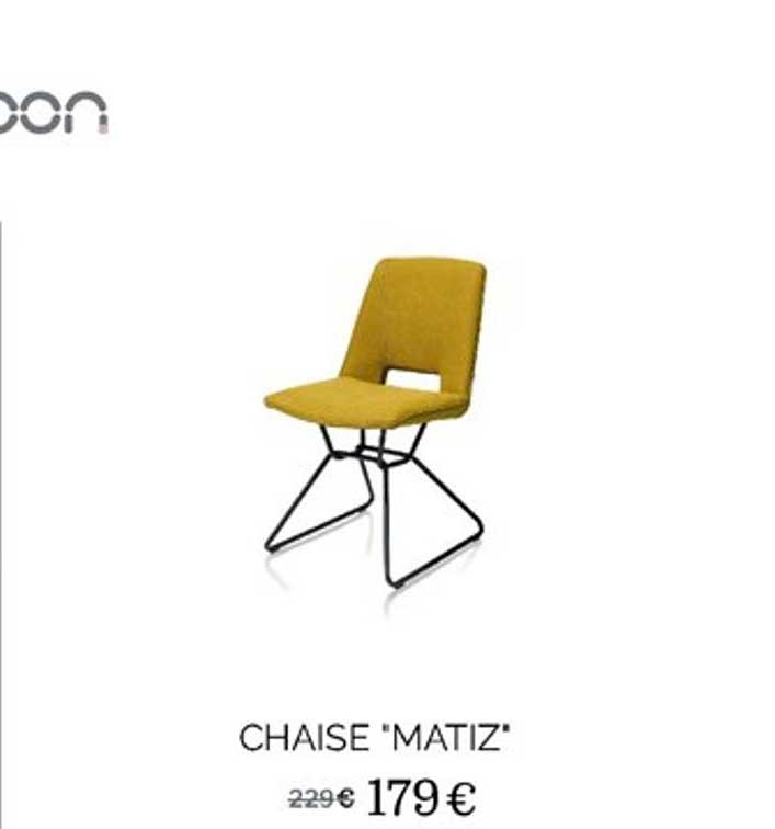 Chaise Matiz