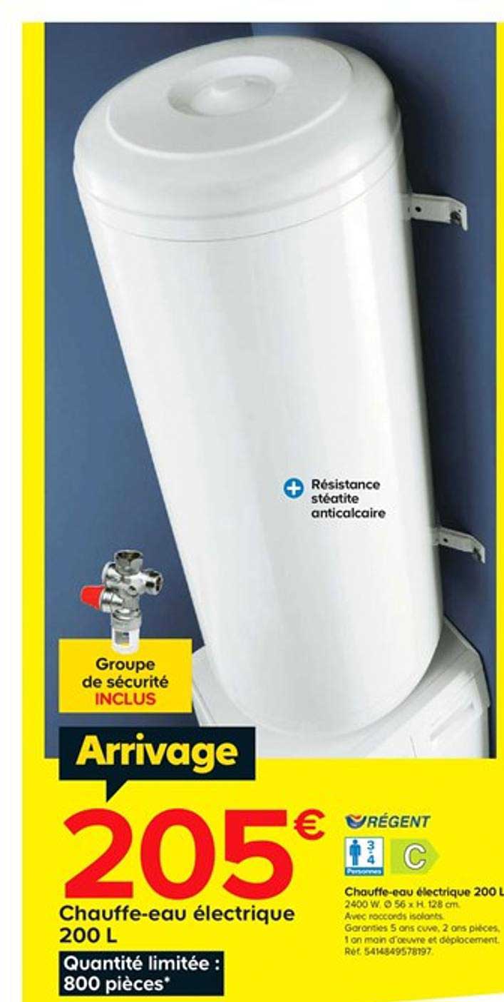 chauffe eau électrique régent