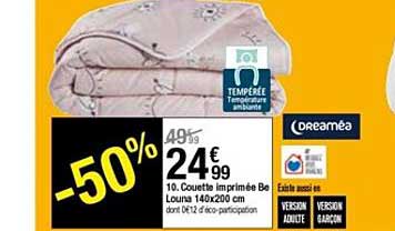 Couette Imprimée Be Louna Dreaméa