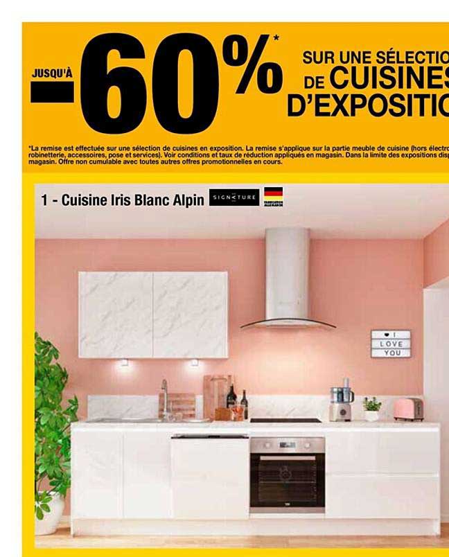 Cuisine Iris Blanc Alpin