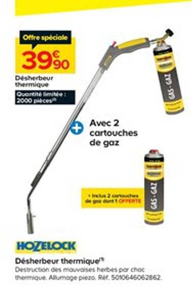 désherbeur thermique hozelock