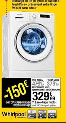Lave Linge Hublot Whirlpool