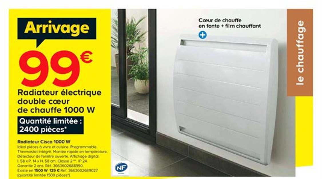 Radiateur Cisco 1000 W