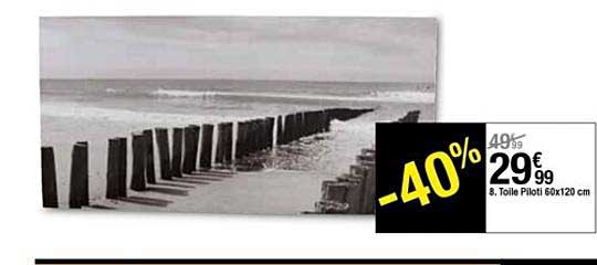 toile piloti 60x120 cm