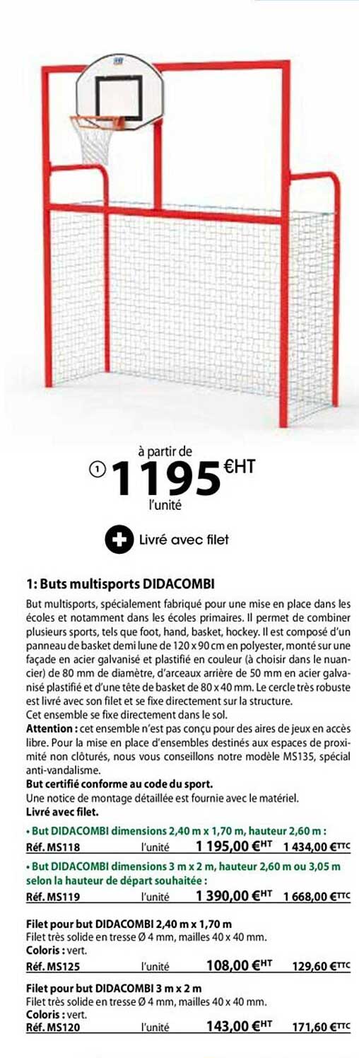 buts multisports didacombi