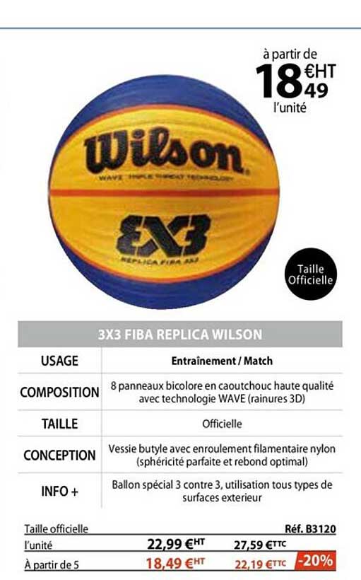 3x3 fiba replica wilson