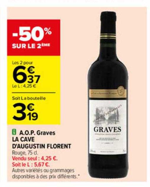 a.o.p. graves la cave d'augustin florent