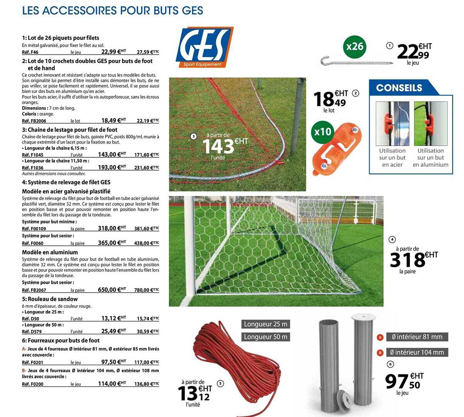 Accessoires Pour Buts Ges