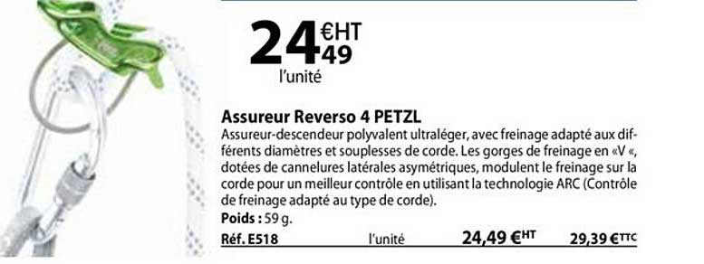 assureur reverso 4 petzl