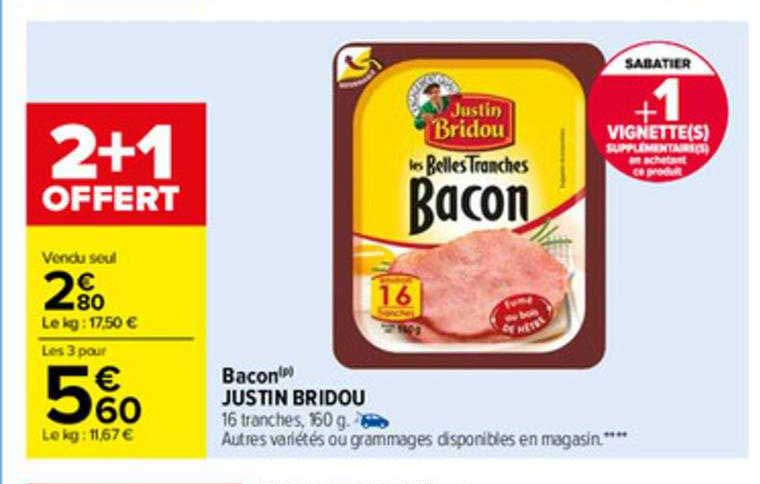 bacon justin bridou