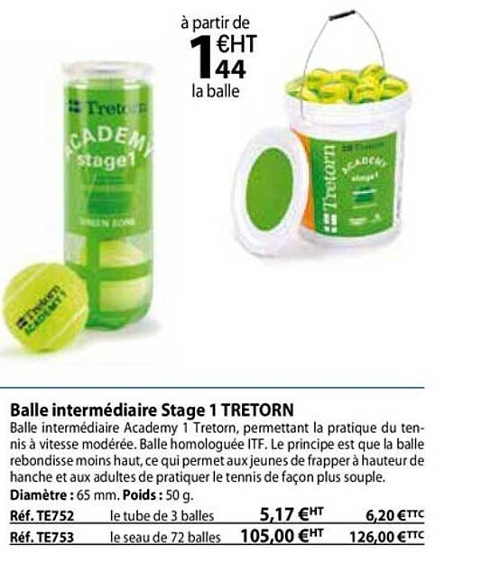 Balle Intermédiaire Stage 1 Tretorn