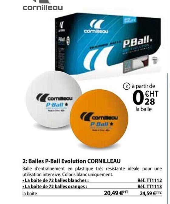 balles p-ball evolution cornilleau