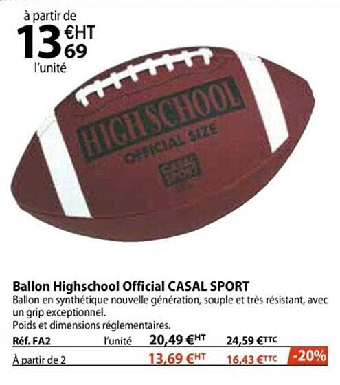 Ballon Highschool Official Casal Sport