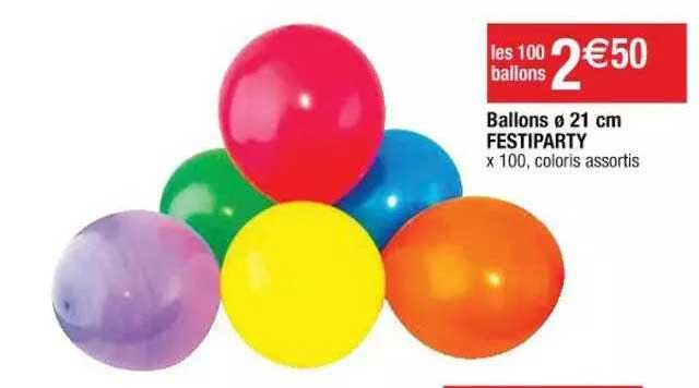 ballons ø 21 cm festiparty