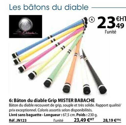 bâton du diable grip mister babache