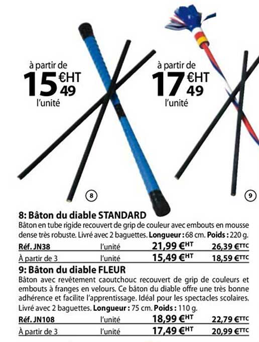 Bâton Du Diable Standard, Bâton Du Diable Fleur