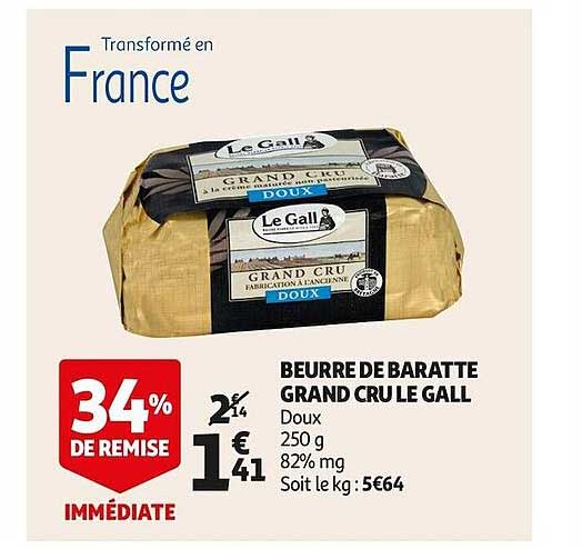 Beurre De Baratte Grand Cru Le Gall