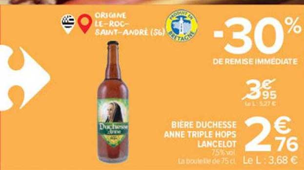 bière duchesse anne triple hops lancelot