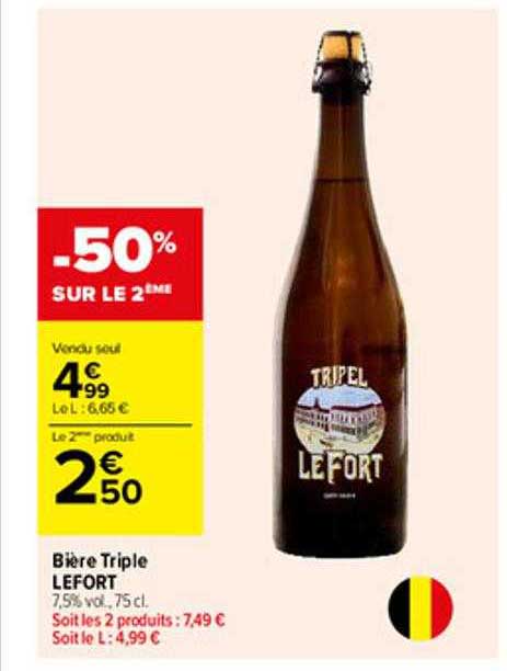 Bière Triple Lefort