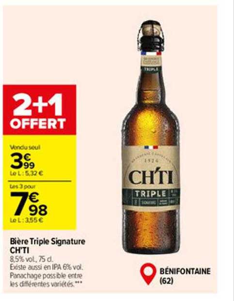 Bière Triple Signature Ch'ti