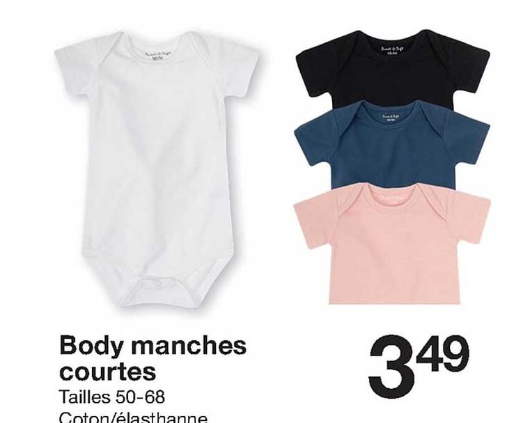 body manches courtes