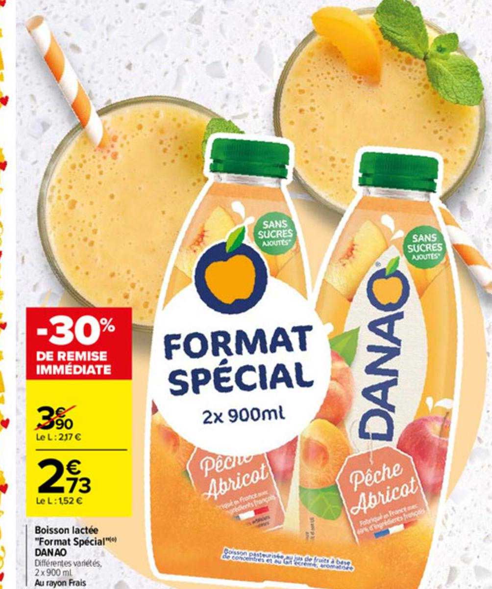boisson lactée "format spécial" danao