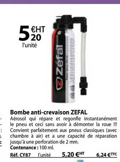 Bombe Anti-crevaison Zefal