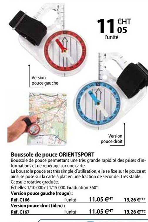 boussole de pouce orientsport