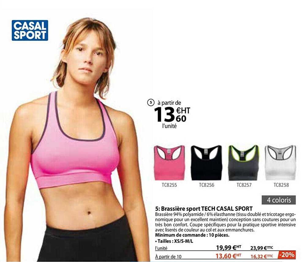 Brassière Sport Tech Casal Sport