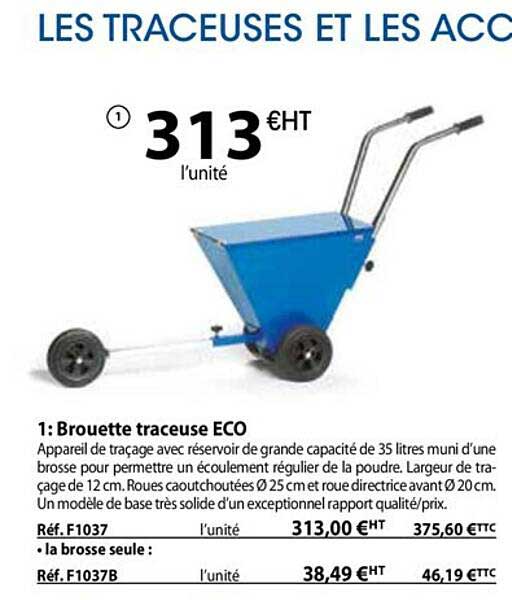 brouette traceuse eco