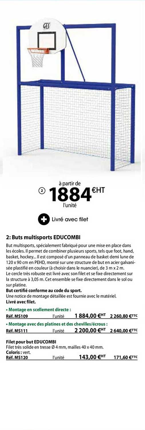 buts multisports educombi