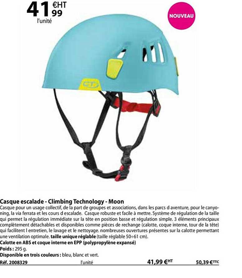 casque escalade - climbing technology - moon