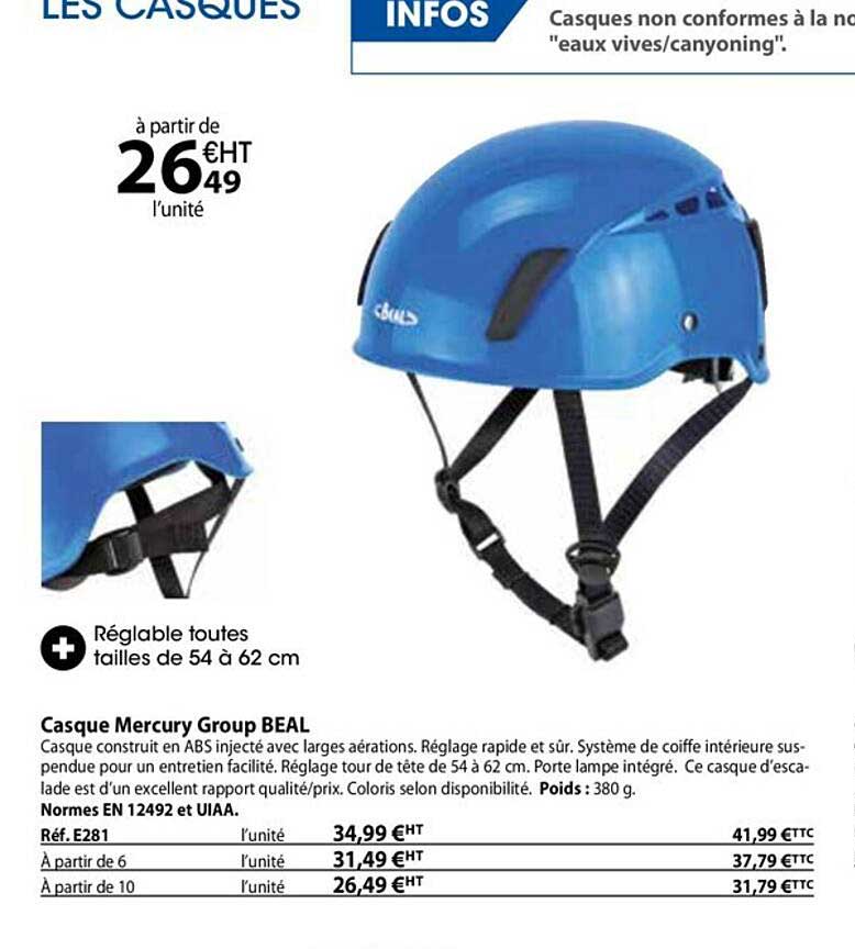 casque mercury group beal