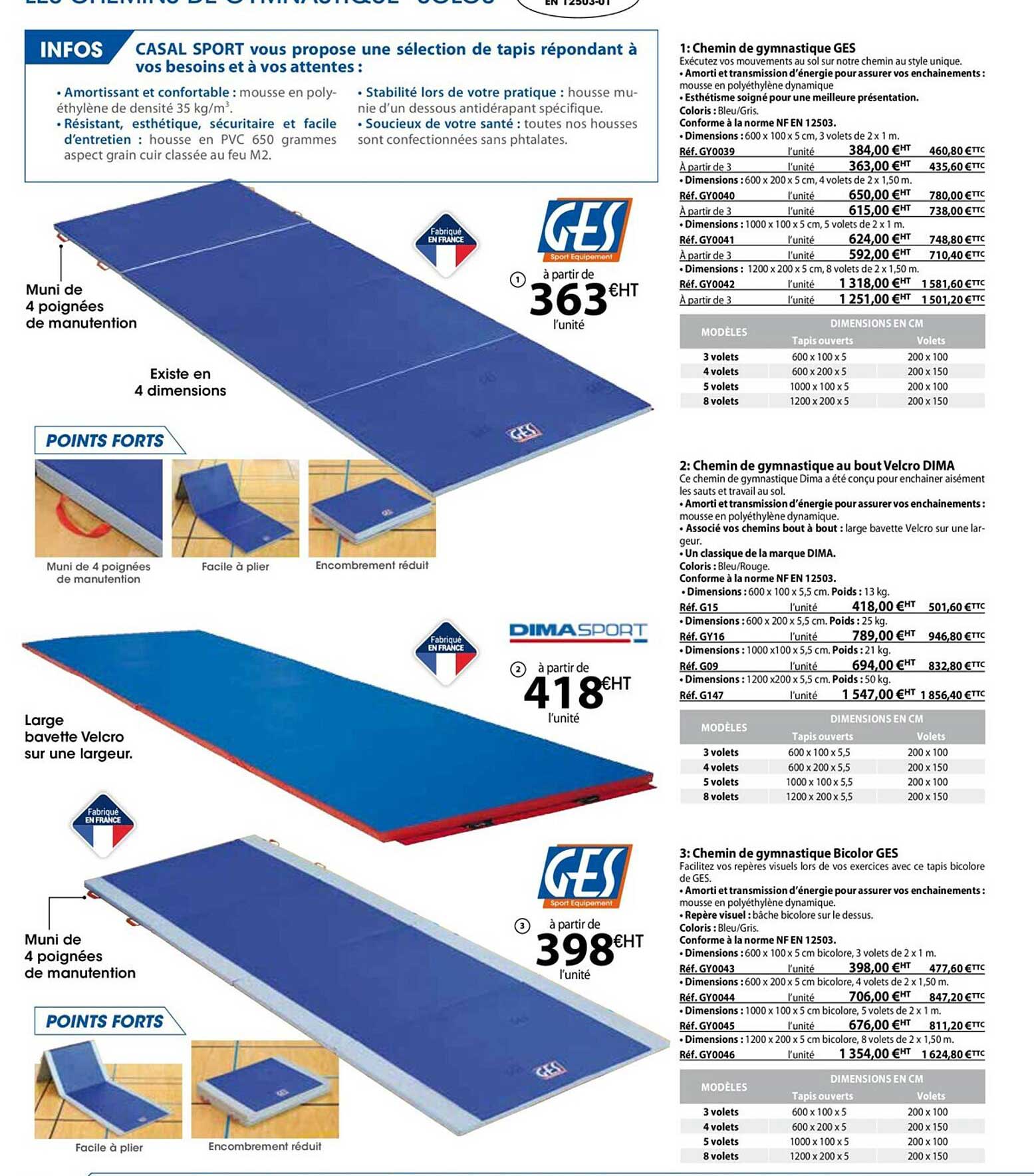chemin de gymnastique ges, chemin de gymnastique au bout velcro dima, chemin de gymnastique bicolor ges