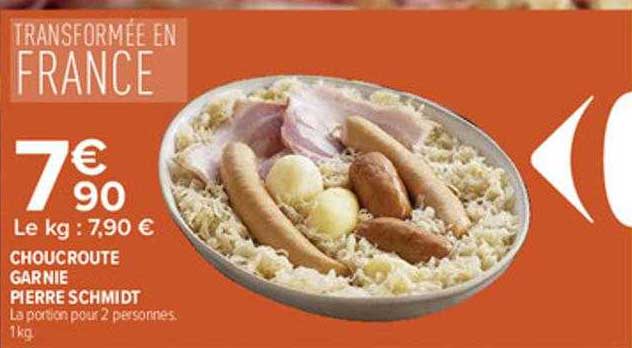 Choucroute Garnie Pierre Schmidt