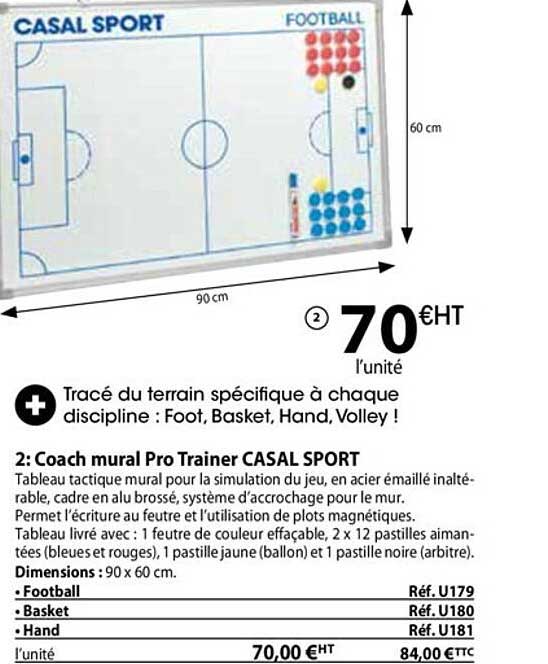 coach mural pro trainer casal sport