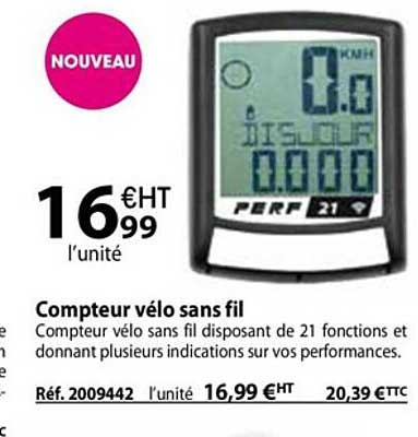compteur vélo sans fil
